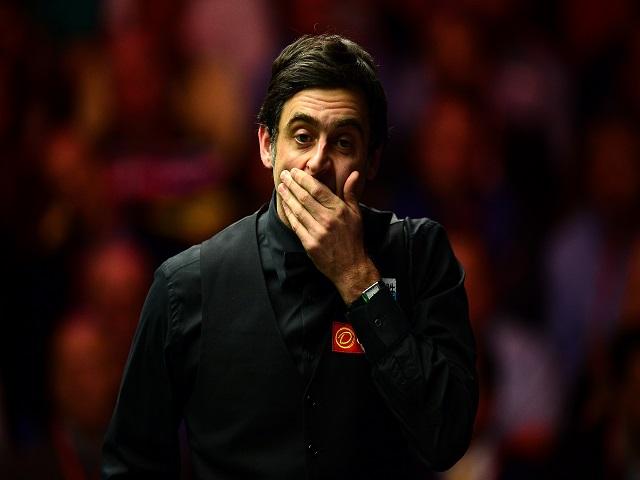 Ronnie O'Sullivan feels the tension as he goes for a sixth title